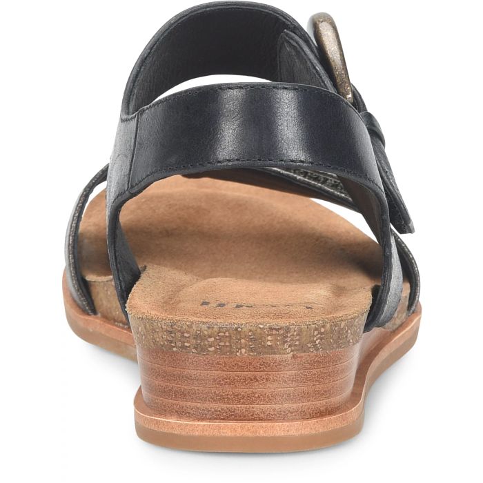 Sofft Women's Peggie Sandal - Black/Dark Pewter