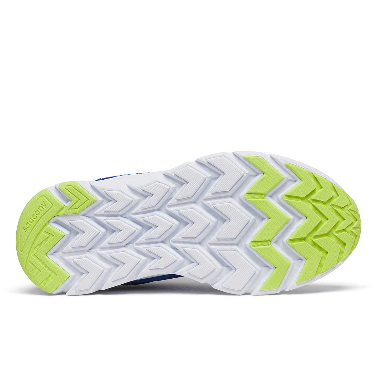 Saucony Big Kid's Axon KDZ Sneaker - Blue/Citron