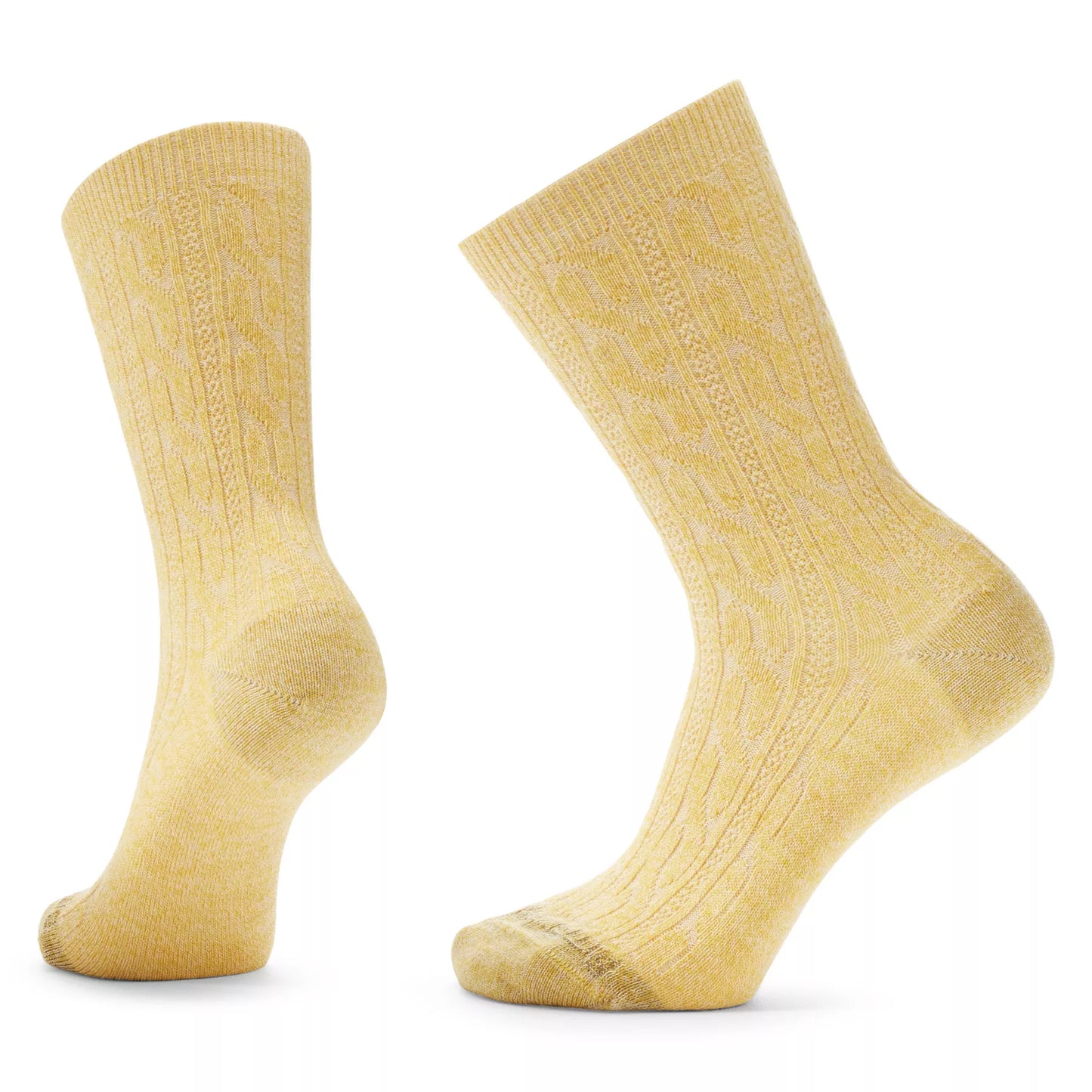 Smartwool Everyday Cable Zero Cushion Crew Socks - Honey Gold