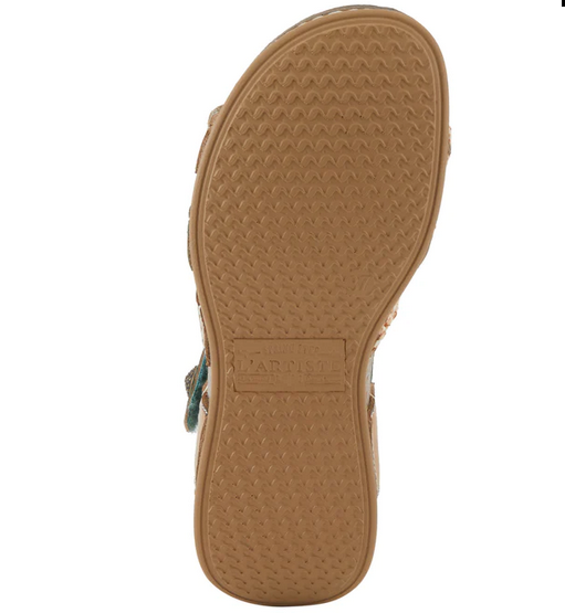 L'Artiste by Spring Step Women's Delila Sandal - Beige Multi