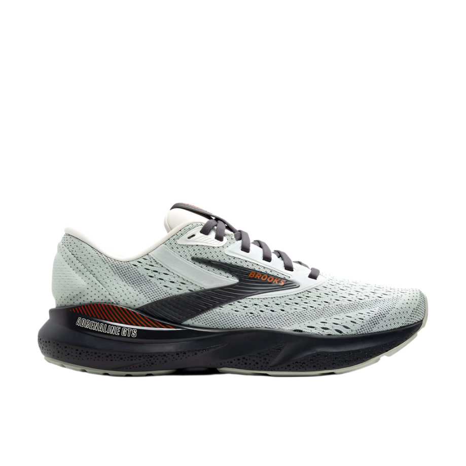 Brooks Women's Adrenaline GTS 24 Lightweight Road Running Shoe - Mercury/Ebony/Copper
