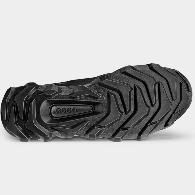 Ecco Men's Mx Low Nubuck Waterproof Sneaker - Black