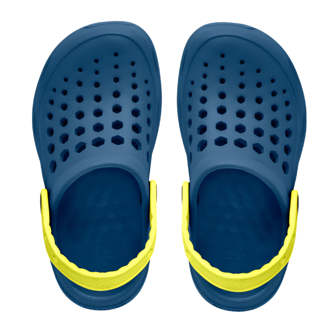 Joybees Kids Active Clogs - Navy/Citrus