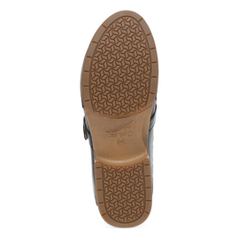 Dankso Women's Margaret Clog - Black Burnished Calf