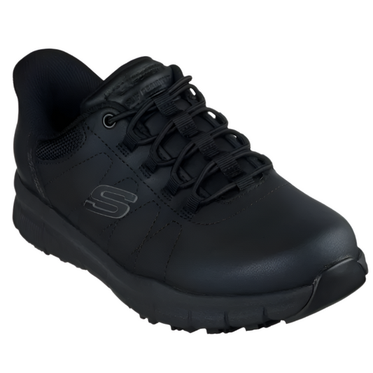 Skechers Women's Work Slip-ins Nappa-Cottonbud Sneakers - Black