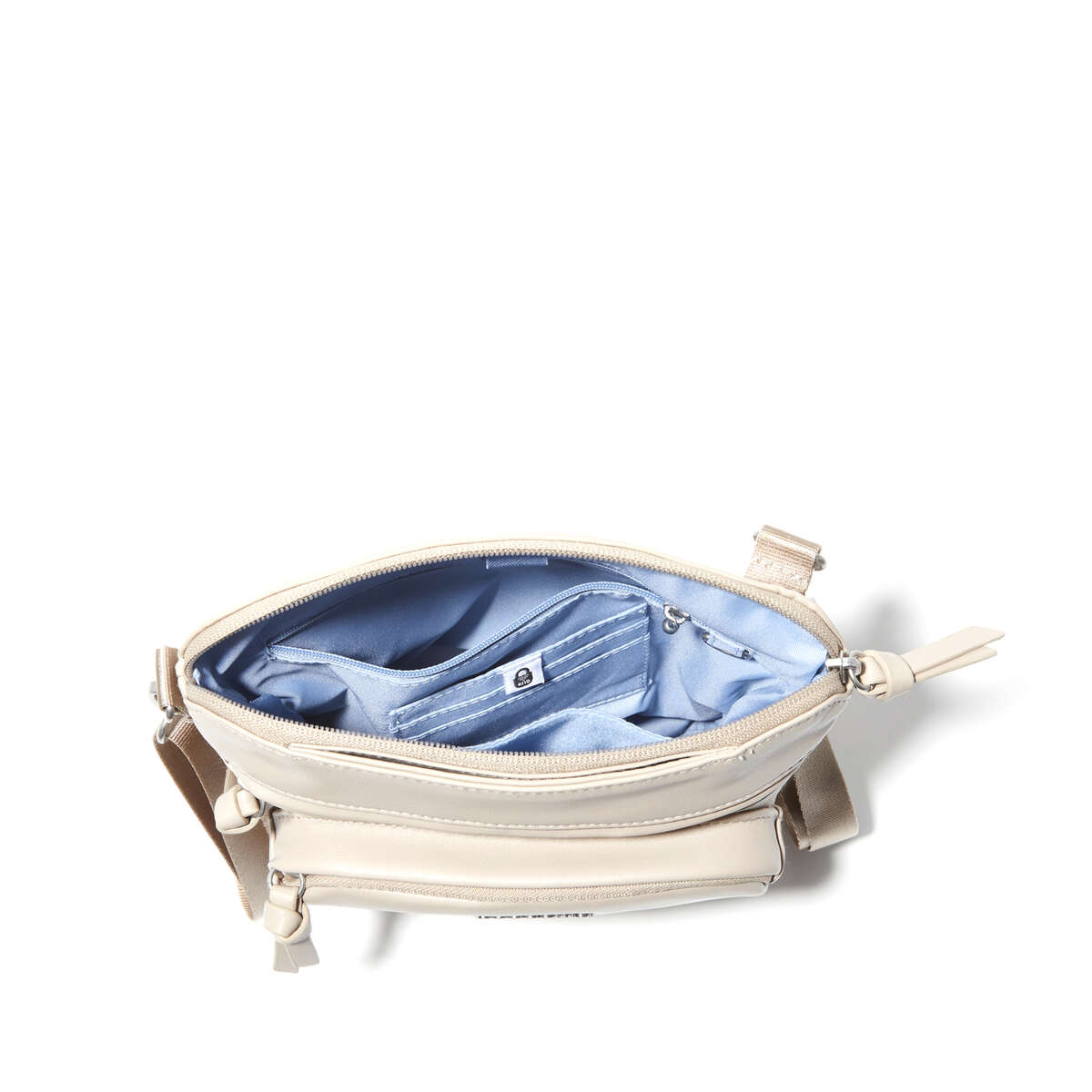 Baggallini Vegan Crossbody Bag - Latte