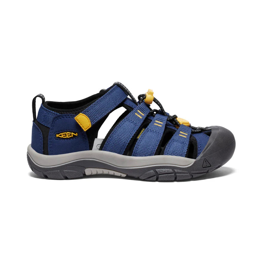 Keen Little Kids' (Child Sizes 8-13) Newport H2 Child Sandal - Naval Academy/Keen Yellow