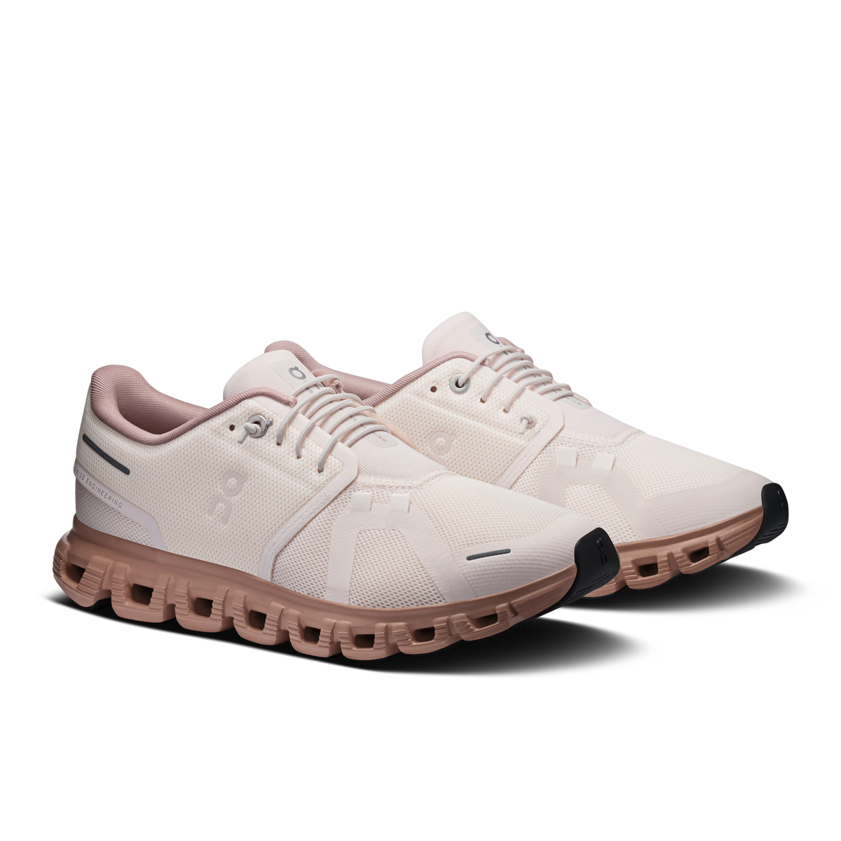On Running Cloud 6 Running Shoes- Oyster/Biscuit