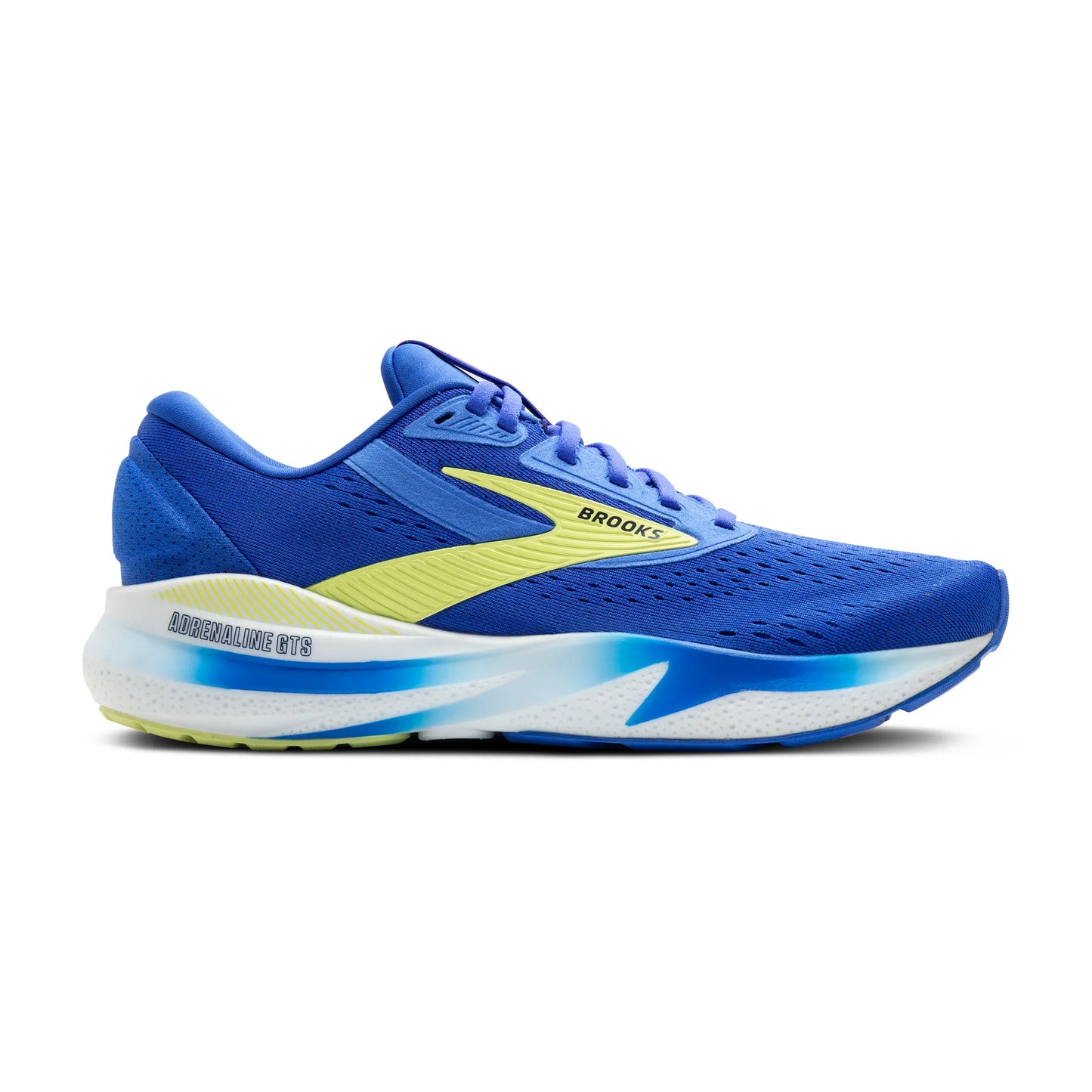 Brooks Men's Adrenaline GTS 24 Running Shoes - Cobalt/Neo Yellow/Peacoat