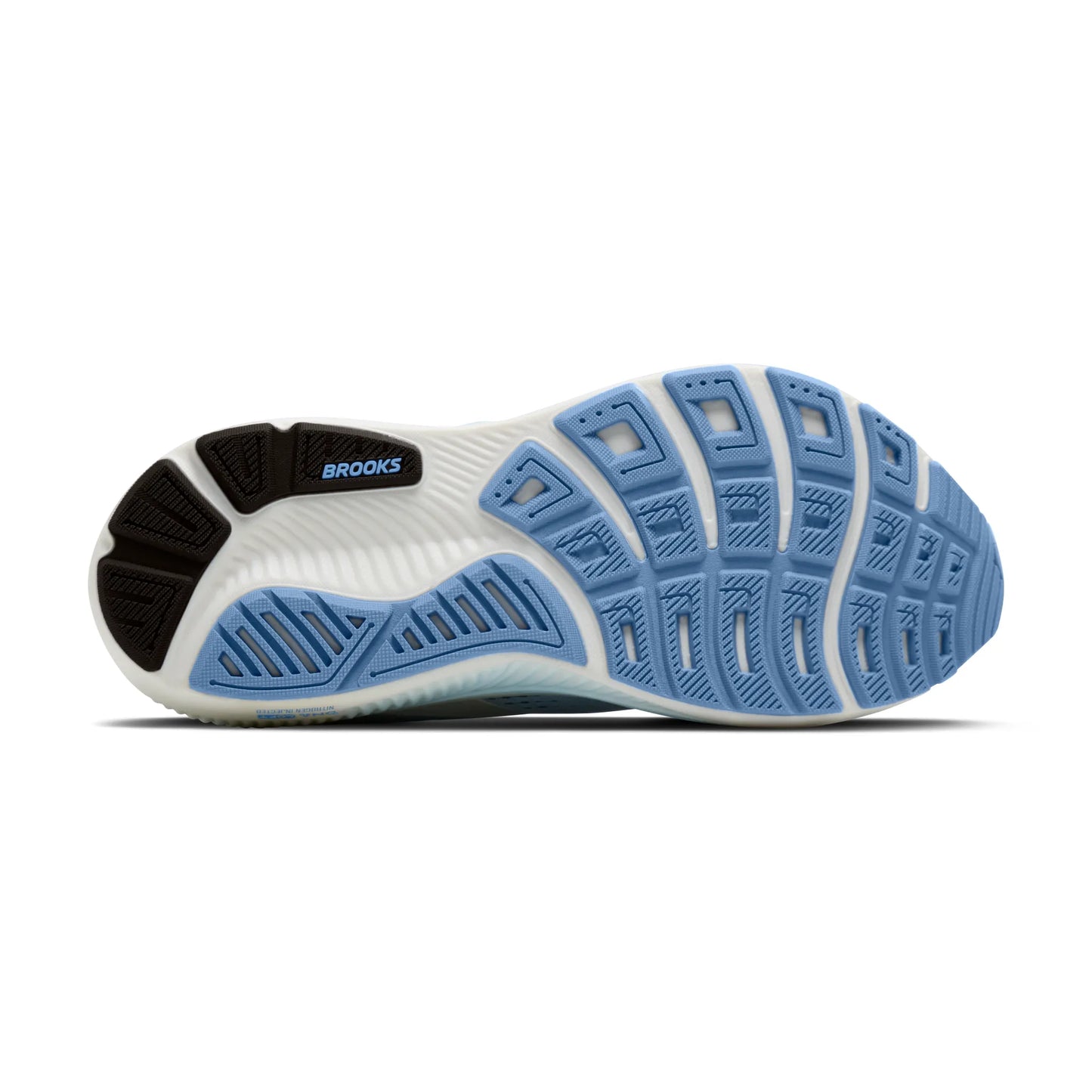 Brooks Men's Ghost 18 Running Shoe - White/Black/Open Air