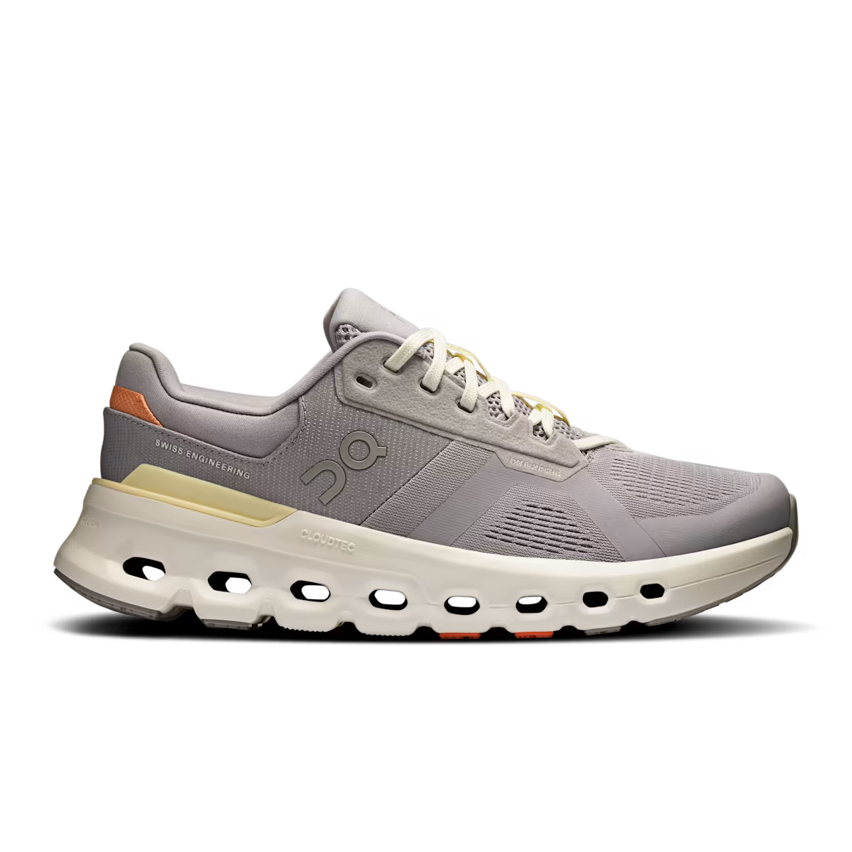 On Women's CloudRunner 2 Supportive Running Shoes- Lilac/Ivory