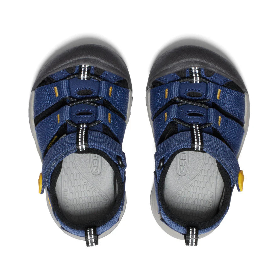 Keen Toddlers' (Sizes 4-7) Newport H2 Infant Sandal - Naval Academy/Keen Yellow