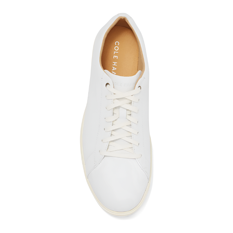 Cole Haan Men's Grand Crosscourt Sneaker - White Leather