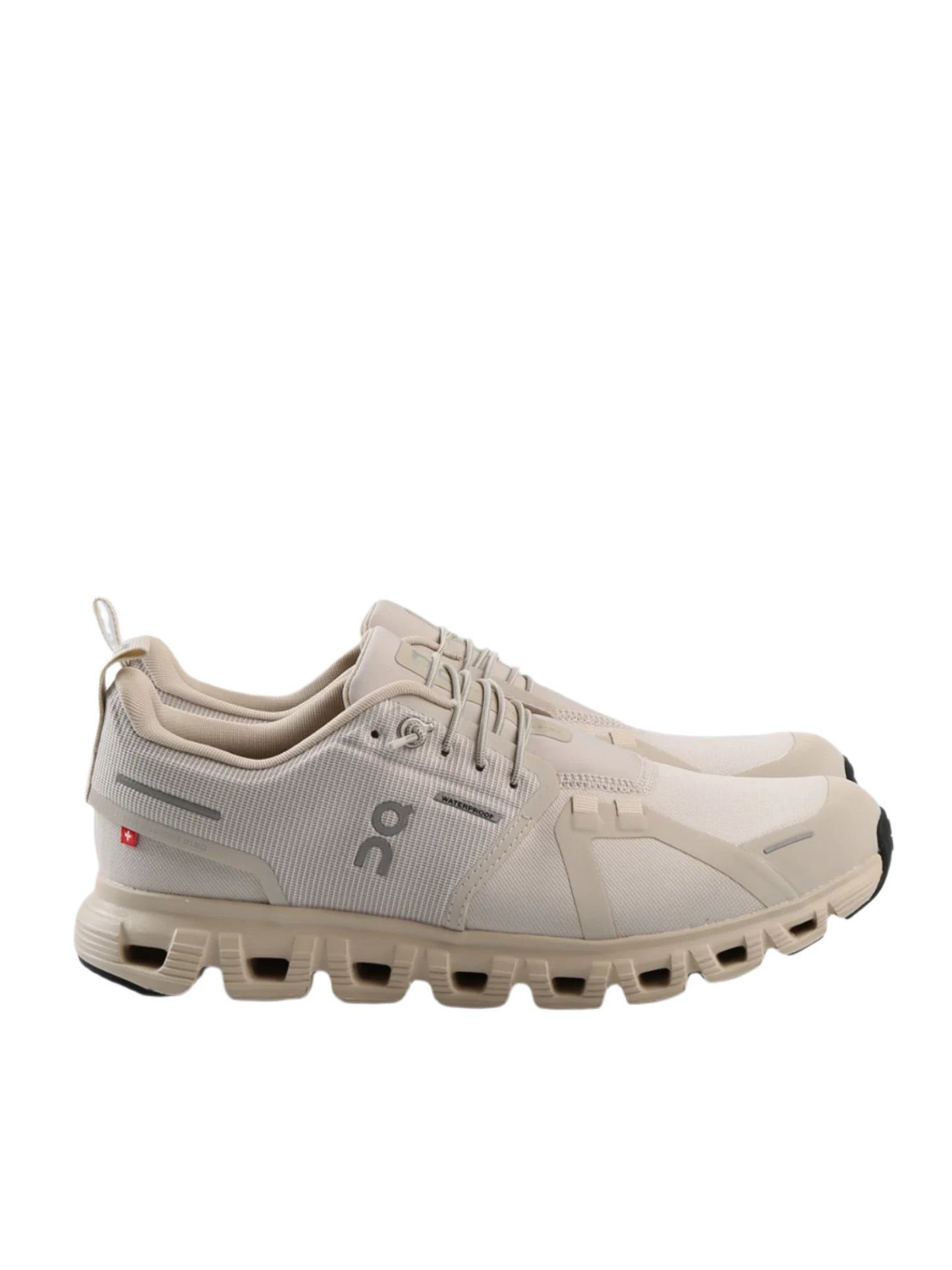 On Running Women's Cloud 6 Waterproof Athletic Shoe - Pearl/Cream