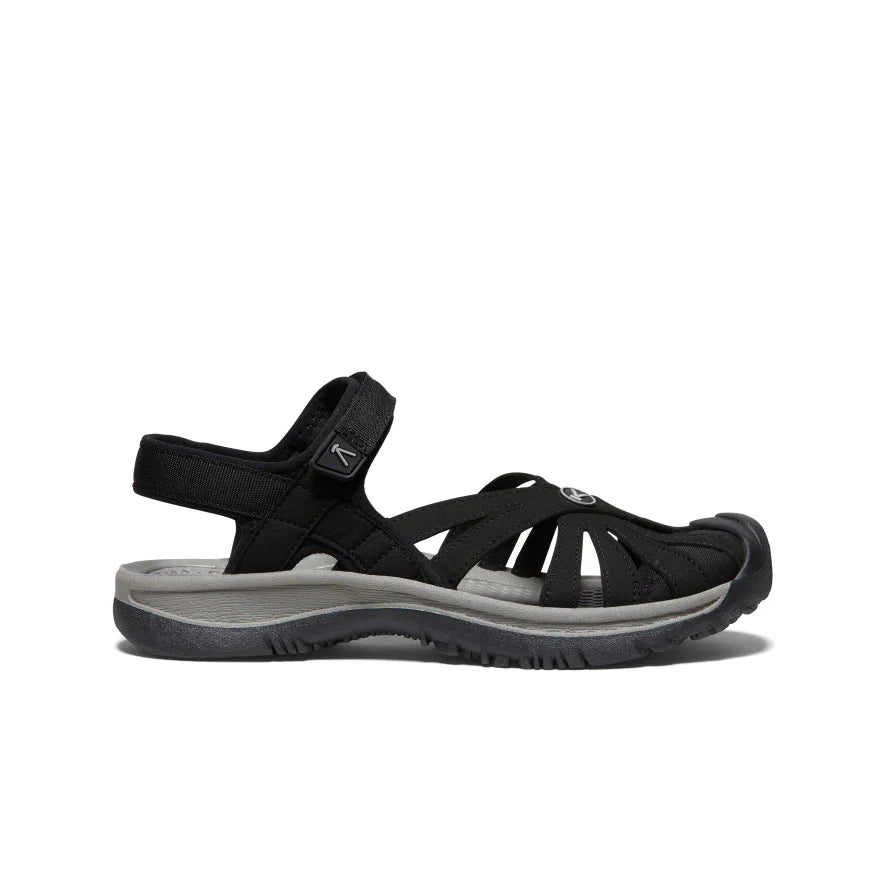 Keen Women's Rose Adventure Sandal - Black/Nuetral Gray