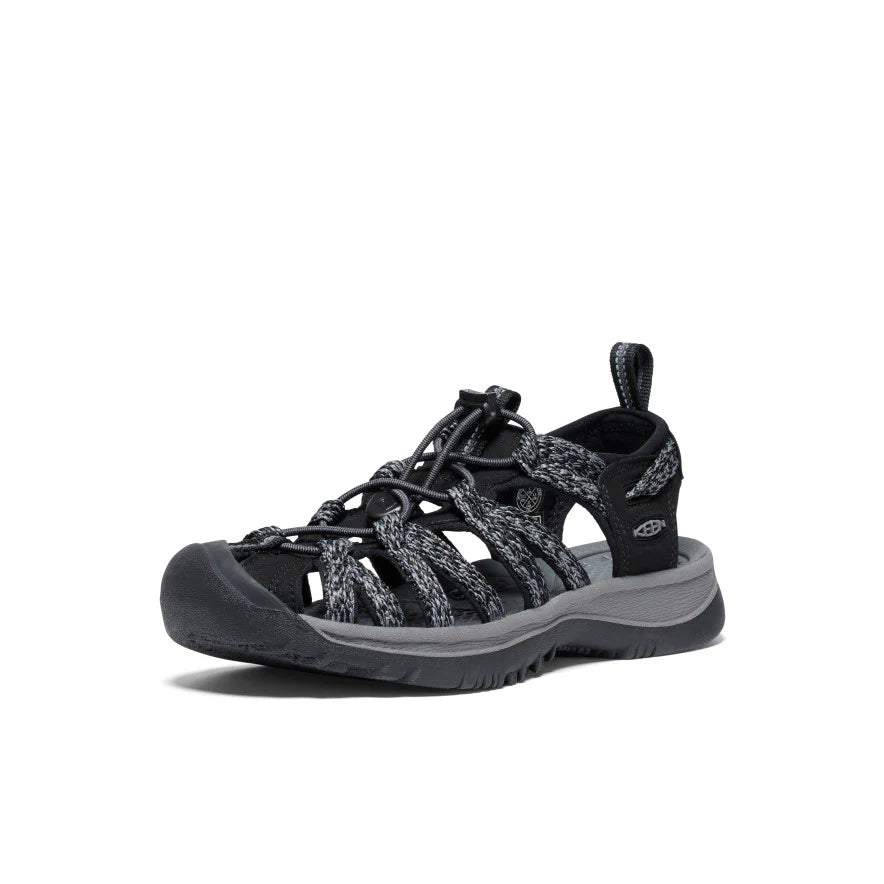 Keen Women's Whisper Sandal - Black/Steel Grey