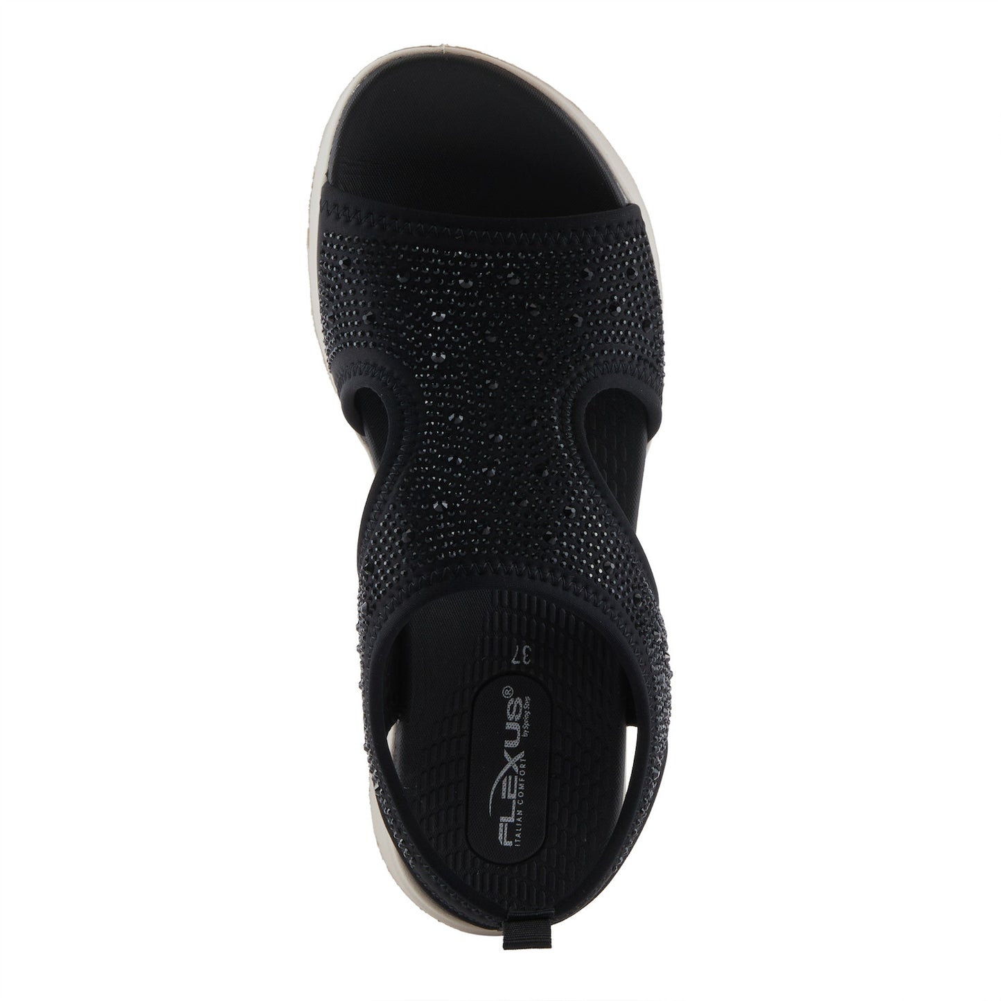 Flexus by Spring Step Women's Gosselin Open Toe Sandal - Black