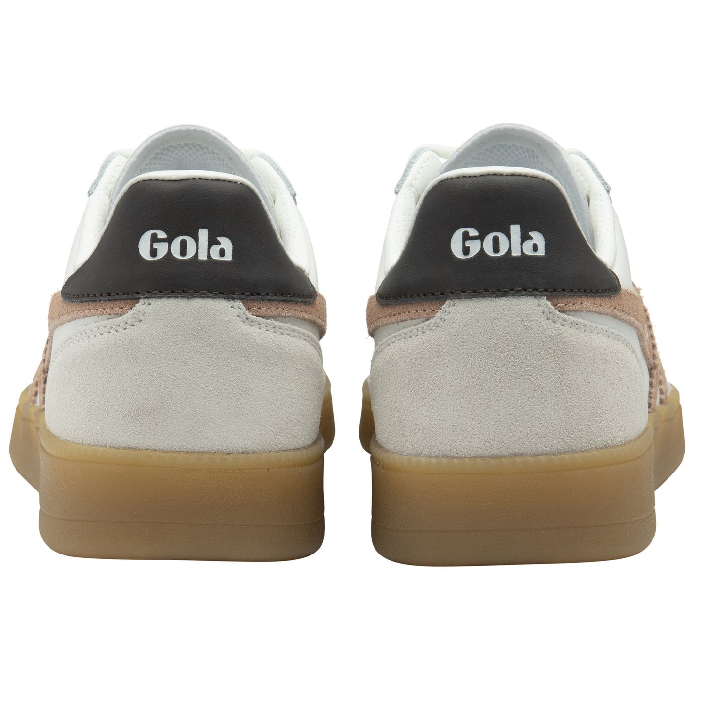 Gola Classics Women's Viper Leather Sneakers - White/Cameo/Dark Brown/Gum