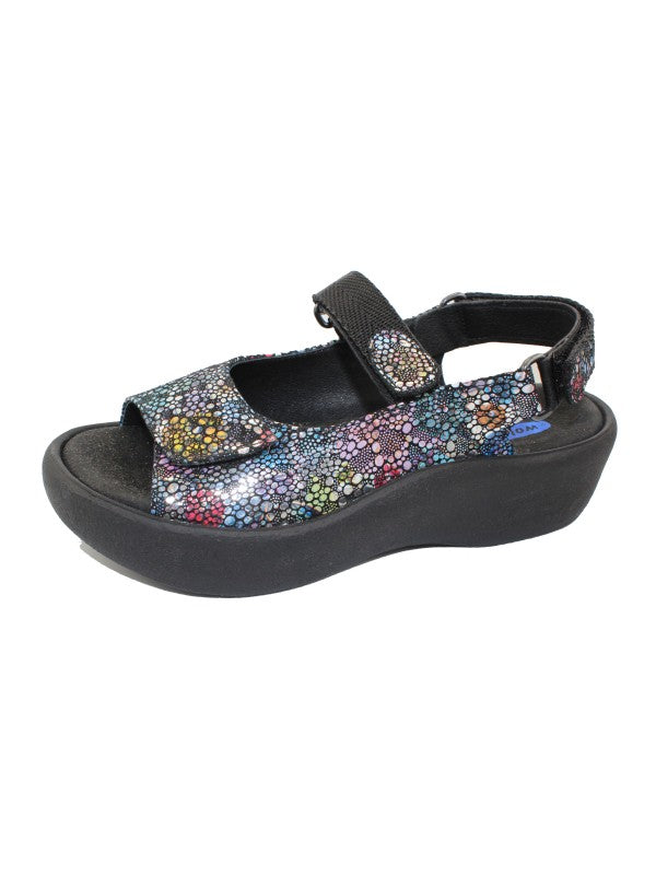 Wolky Women's Jewel - Black Multi Colmeia Suede