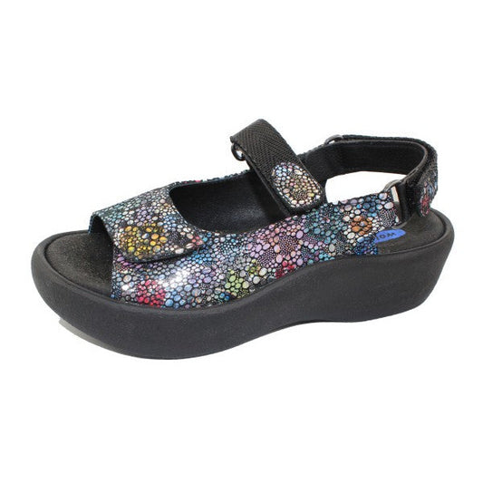 Wolky Women's Jewel - Black Multi Colmeia Suede