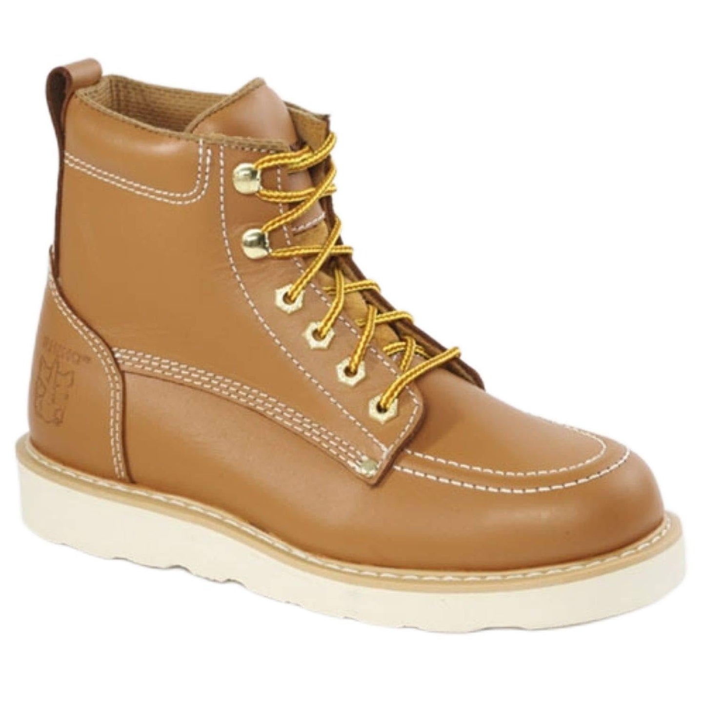 Rhino 62T06 6 inch Moc toe Leather Work Boot - Butternut