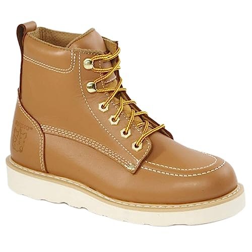 Rhino 62T06 6 inch Moc toe Leather Work Boot - Butternut