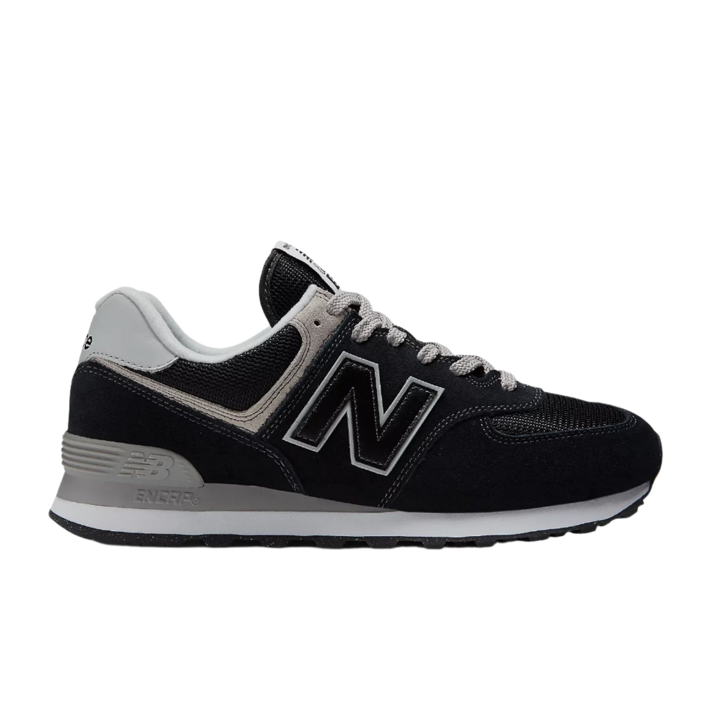 New Balance Men's 574 Core Sneaker - Black/White