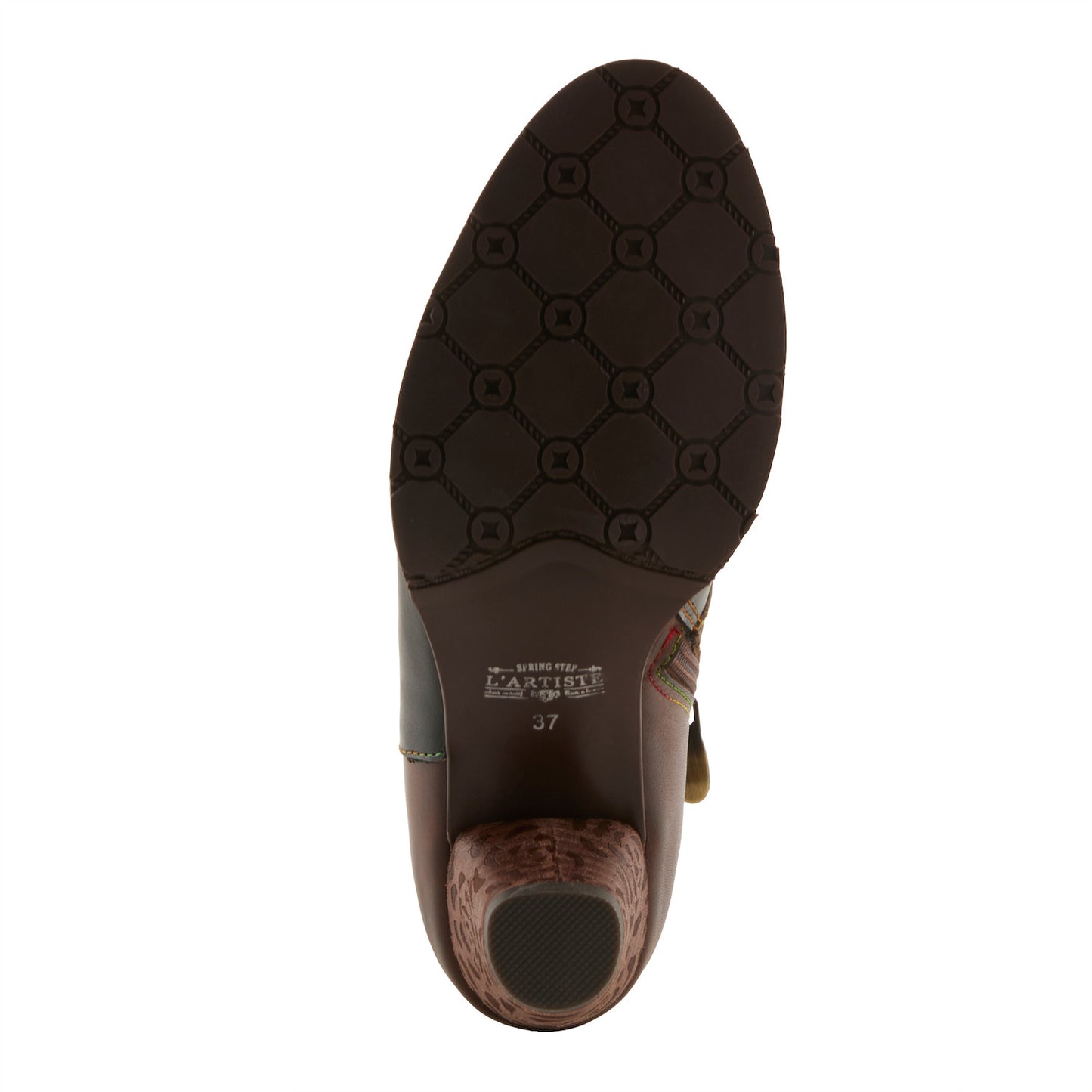 Spring Step Women's Herekitty-leopard Bootie- Black Multi