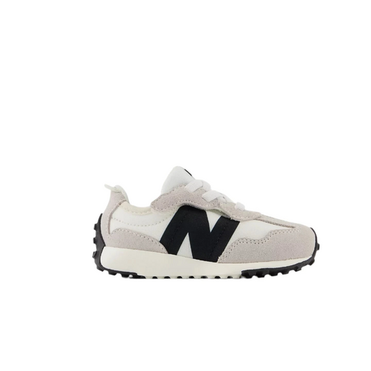 New Balance Toddler's 327 Hook & Loop Grey/Black (Sizes Infant 7 to 10)