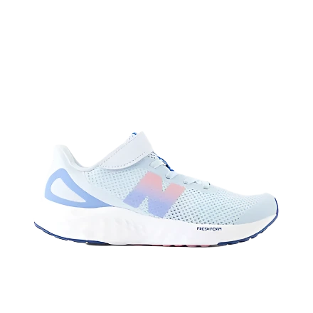New Balance Girl's Fresh Foam Arishi v4 Lace with Top Strap Frosted Glass