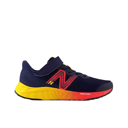 New Balance Boy's Fresh Foam Arishi v4 Lace with Top Strap - Team Navy