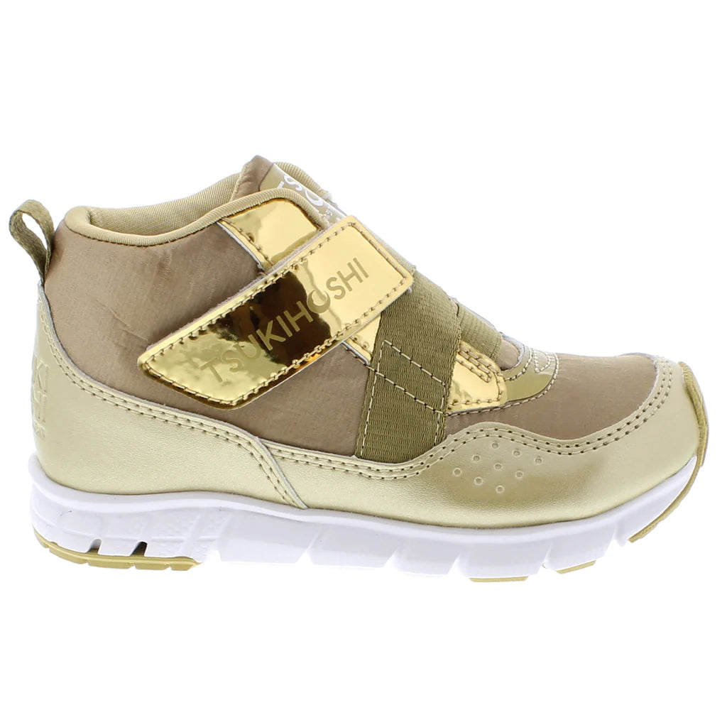 Tsukihoshi Youth Waterproof Tokyo (Sizes 1.5 - 5) - Gold/Honey