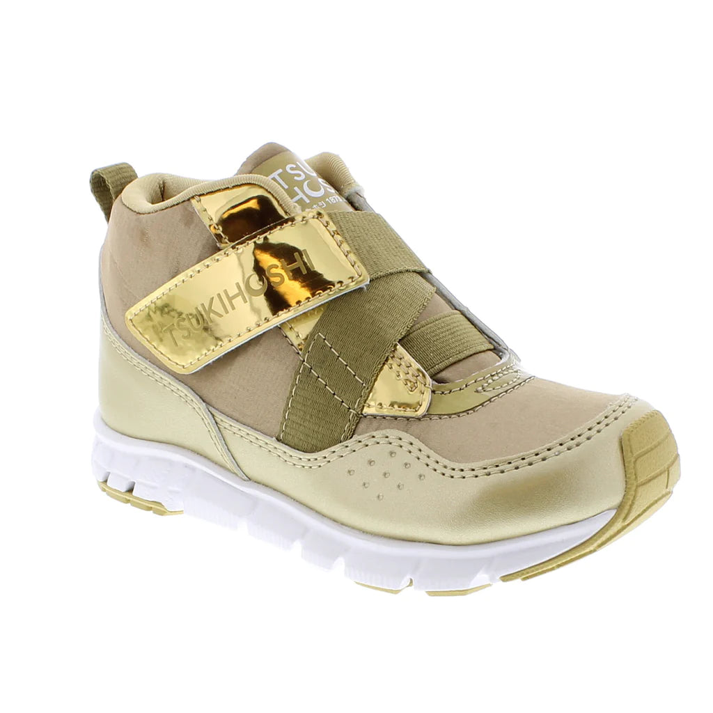 Tsukihoshi Youth Waterproof Tokyo (Sizes 1.5 - 5) - Gold/Honey