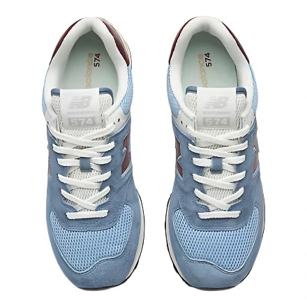 New Balance Men's 574 Sneaker - Shoreline Blue with Stillwater