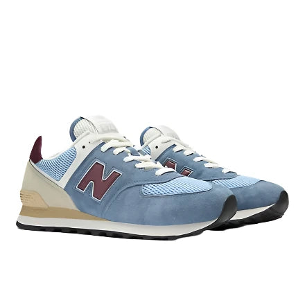 New Balance Men's 574 Sneaker - Shoreline Blue with Stillwater