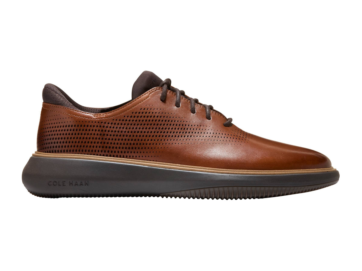 Cole Haan Men's Grand Phaze Laser Quick-On Oxfords - British Tan/ Natural/ Java