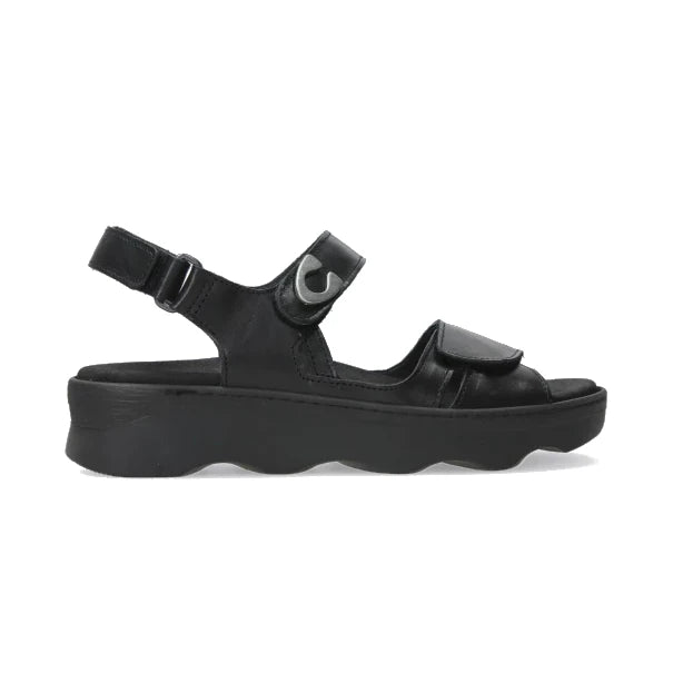 Wolky Women's Medusa Sandal - Black