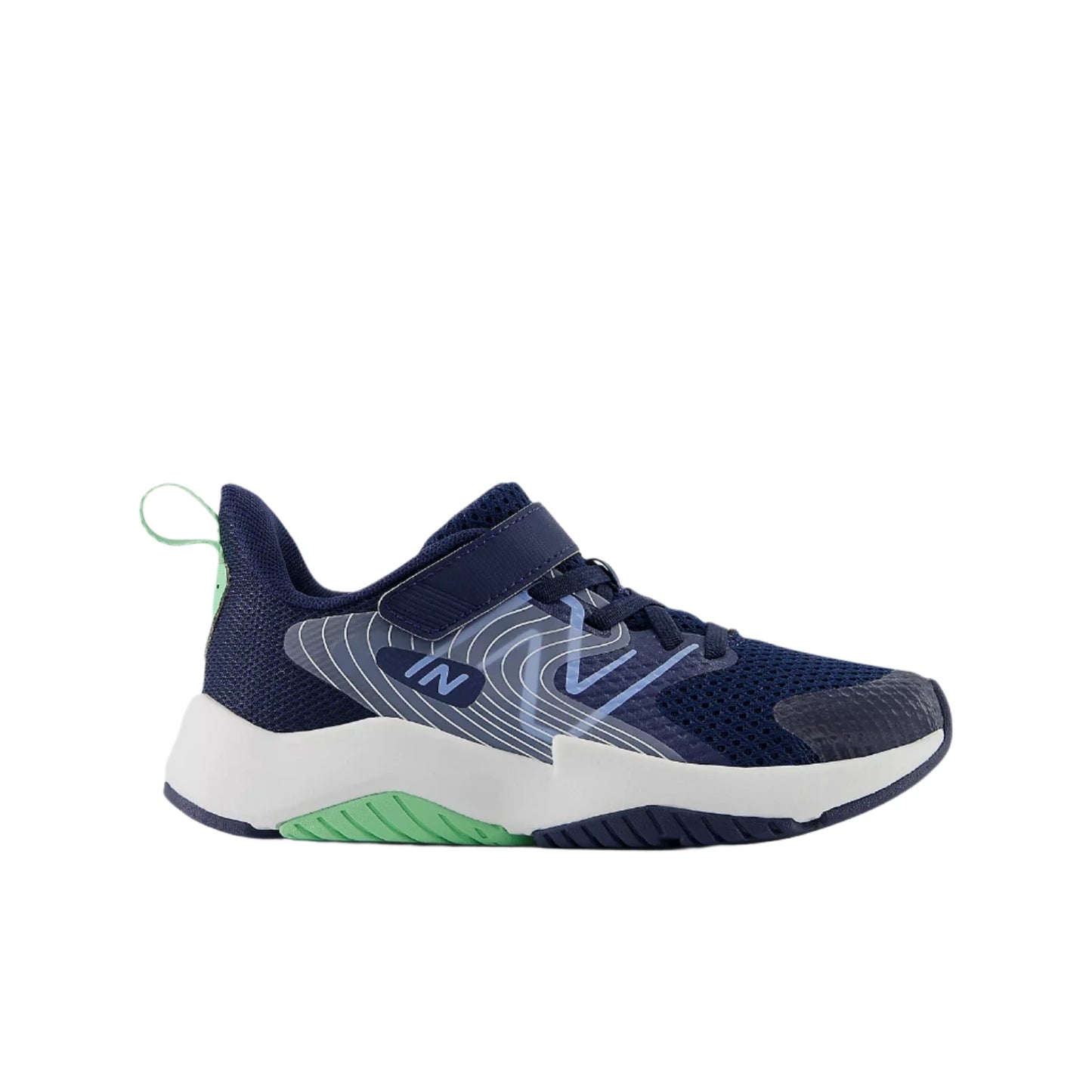 New Balance Kids Rave Run v2 Bungee Lace With Top Strap Sneaker - Team Royal