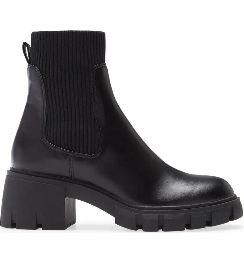 Steve Madden Hayle Platform Chelsea Boot - Black