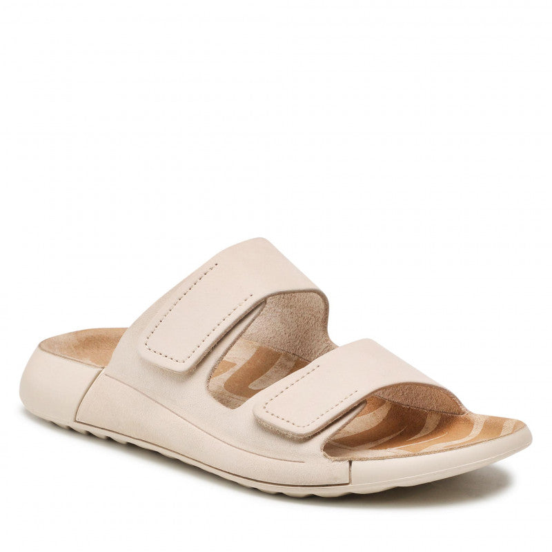 3/4 view of sandal ECCO Women's 2nd Cozmo Sandals - Limestone