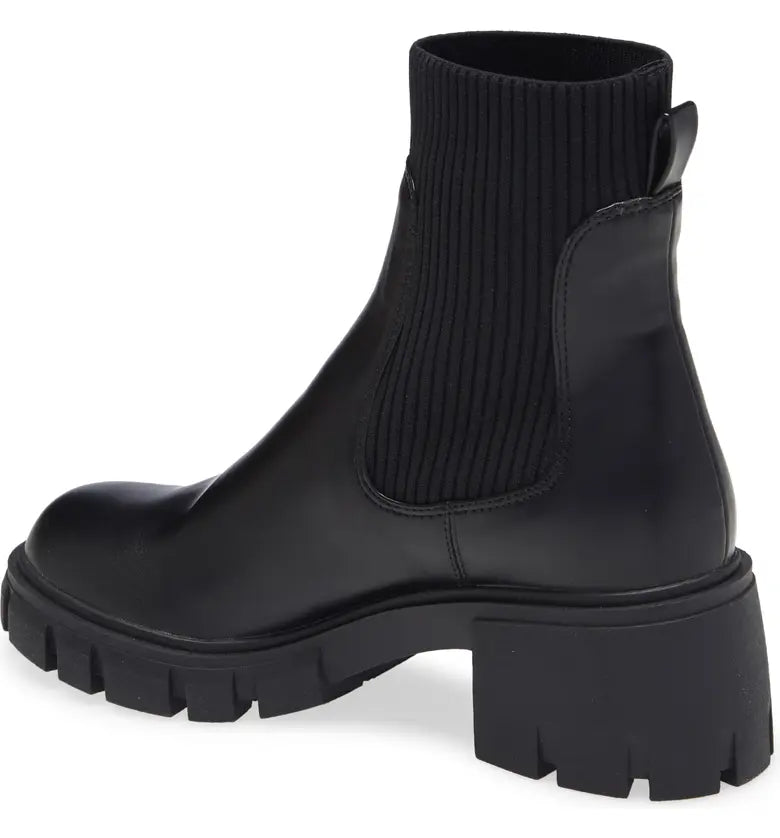 Steve Madden Hayle Platform Chelsea Boot - Black