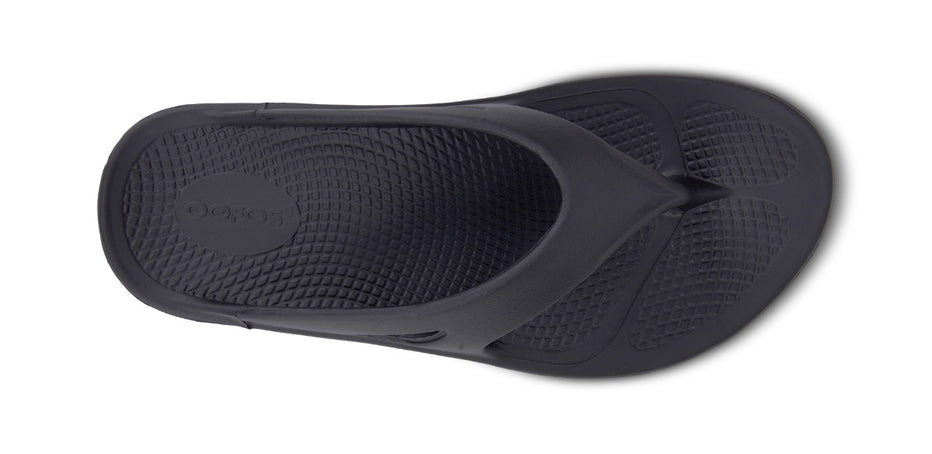 Oofos Unisex OOriginal Thong Sandal Black