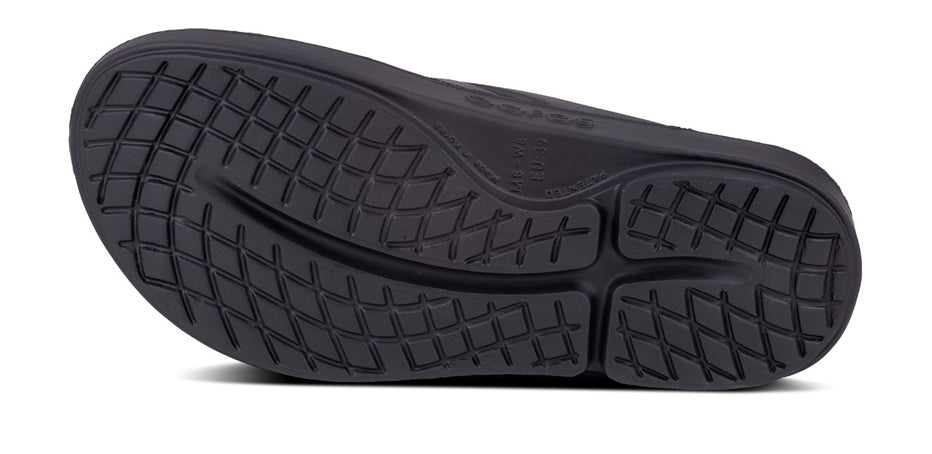 Oofos Unisex OOriginal Thong Sandal Black