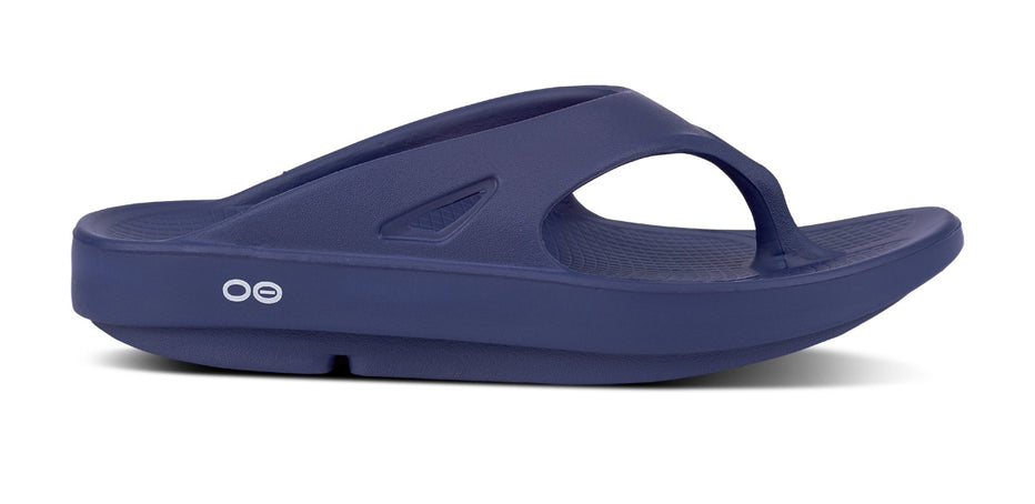 Oofos Unisex OOriginal Thong Sandal Navy