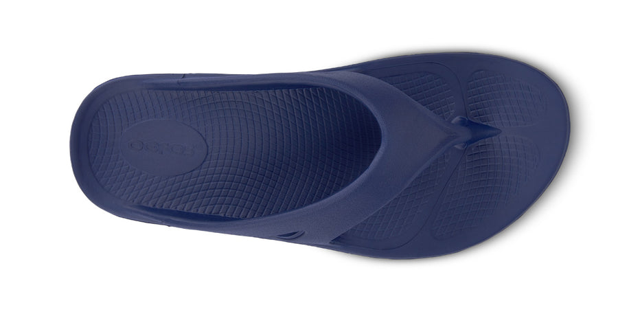 Oofos Unisex OOriginal Thong Sandal Navy