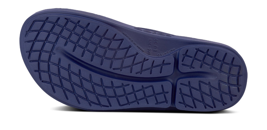 Oofos Unisex OOriginal Thong Sandal Navy