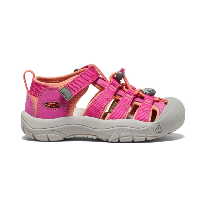 Keen Big Kids' Newport H2 Sandal - Very Berry/Fusion Coral