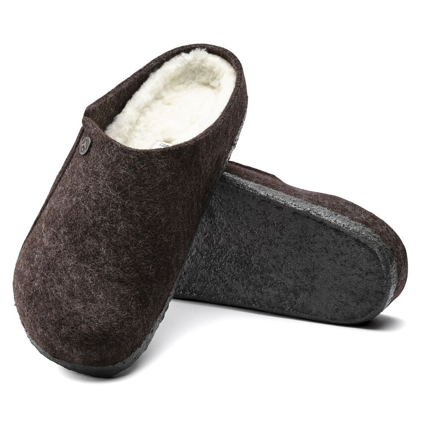 Birkenstock Unisex Zermatt Shearling Wool Felt - Mocha