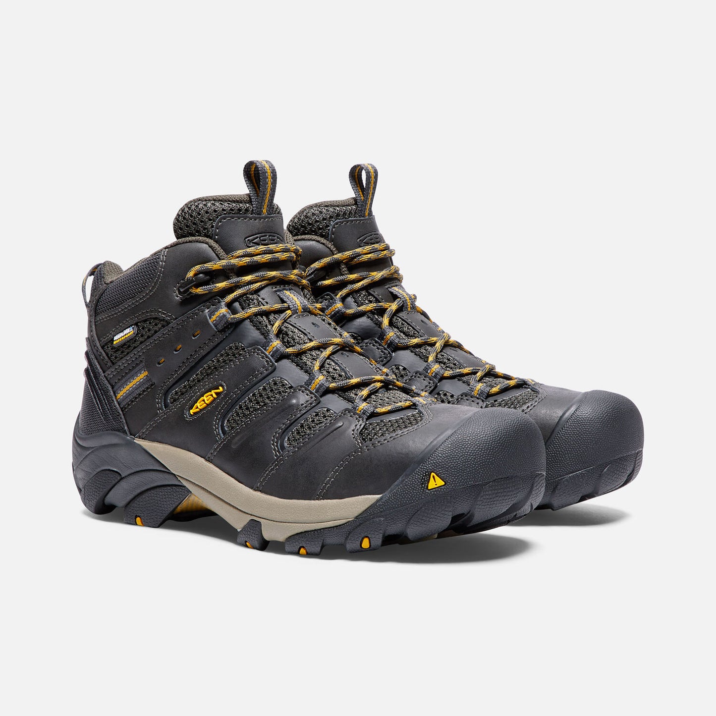 Keen Utility Men's Lansing Steel Toe Waterproof Boots - Raven/ Tawny Olive