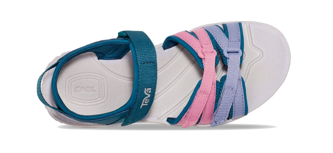 Teva Youth Tirra (Sizes Big Kids' 4 - 7) - Blue Coral Multi